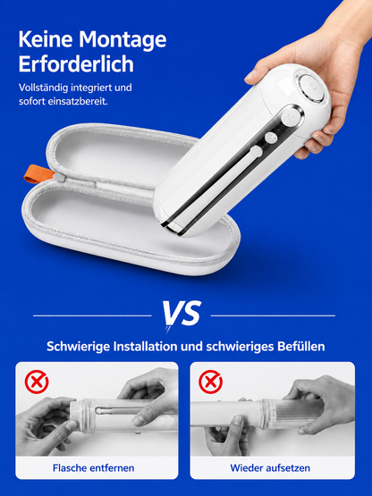 Bidezz mobiles Bidet ohne Montage mit praktischer Hartschale