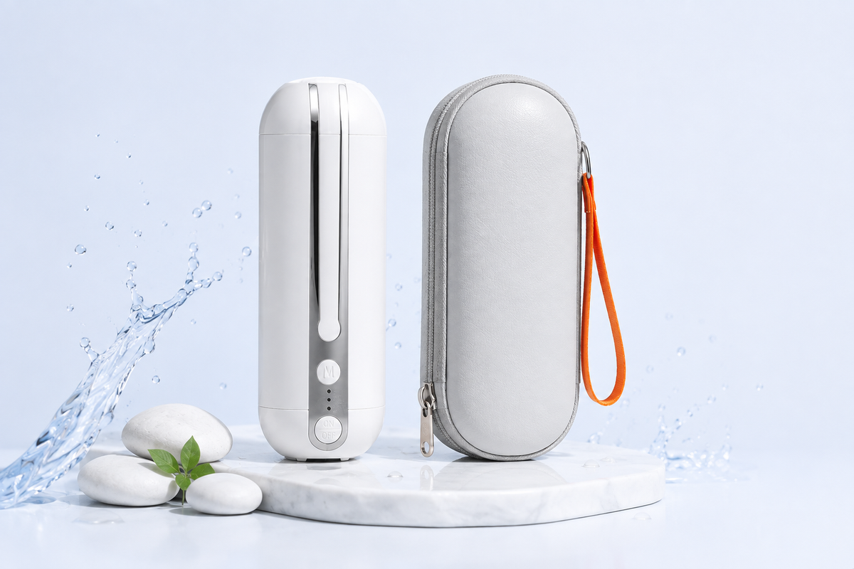 Bidezz mobiles elektrisches Bidet mit Hartschale