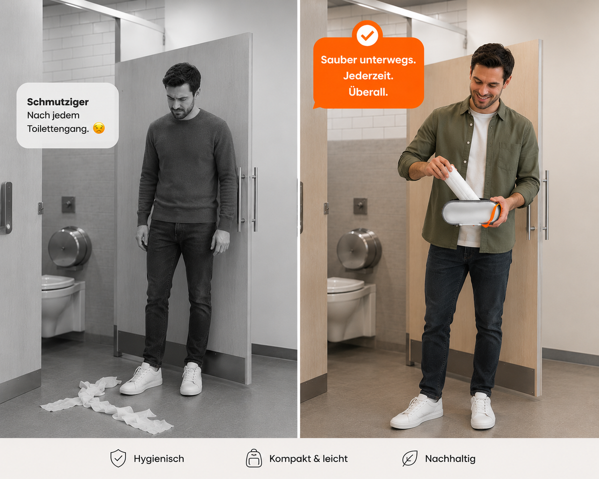 mobiles bidet sauber unterwegs